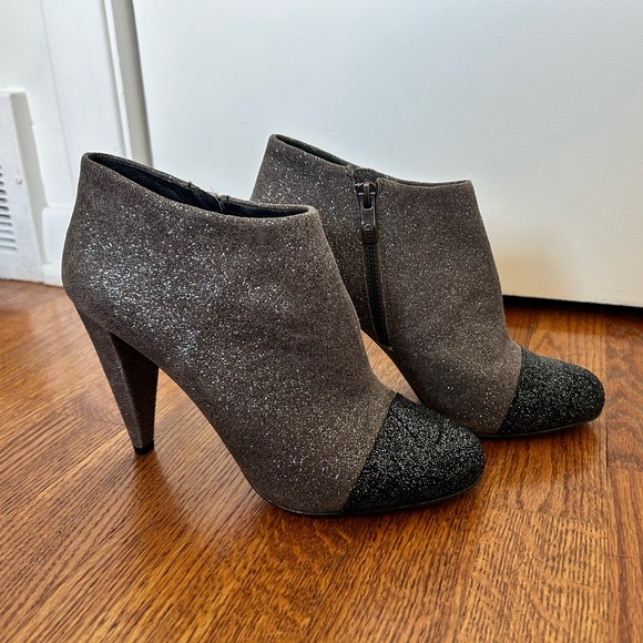 Vince Camuto Heeled Boots with Glittery Toe Caps - Picture 7 of 12